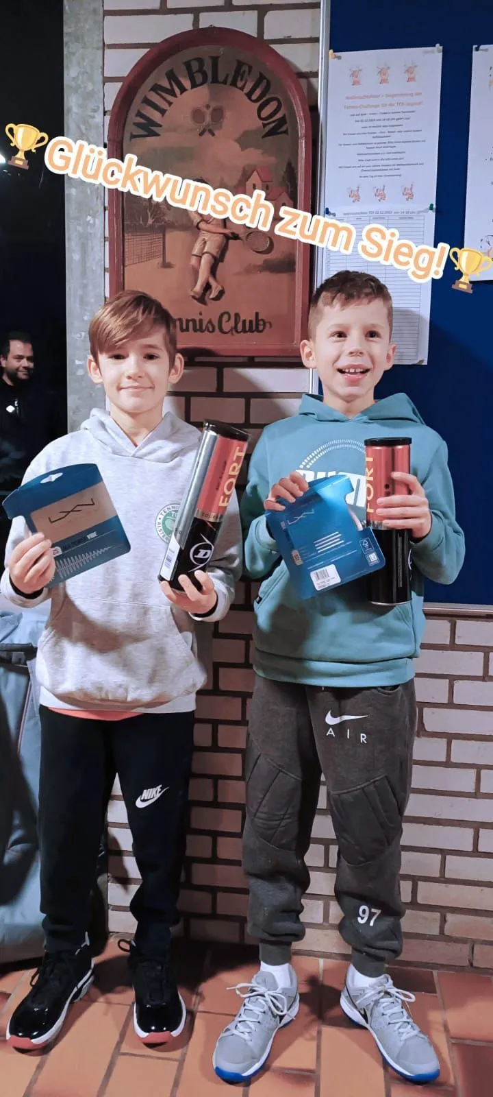 STV-Spieler Felix erfolgreich im U-10-Jugend-Doppelturnier